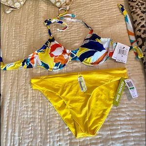 Gibson Latimer Bikini Top Sz M. NWT